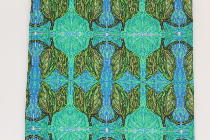 Collard Greens with Green Backing Rectangle Placemats (2 Piece)