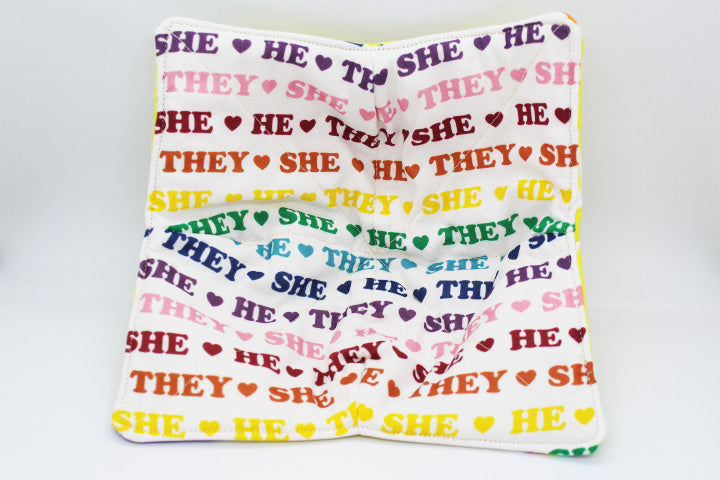 Pronouns Bowl Cozy
