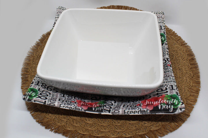 Texas 1865-Freedom Large Plate Cozy