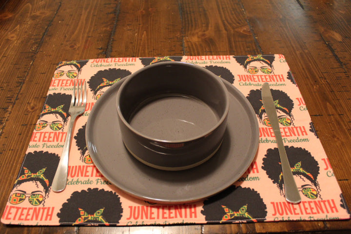 Juneteenth: Celebrating Freedom Placemats. Set of 4