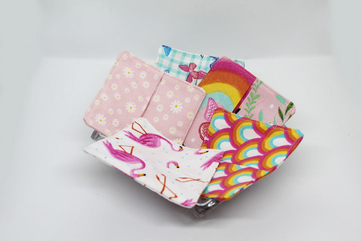Flamingo Wine Glass Coasters.  Set of 4
