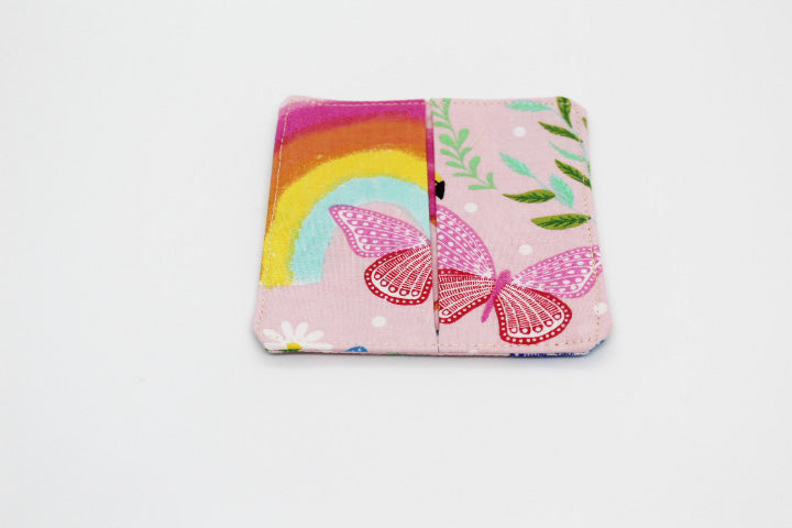 Flamingo Wine Glass Coasters.  Set of 4