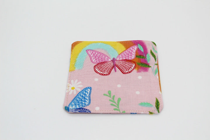 Flamingo Wine Glass Coasters.  Set of 4