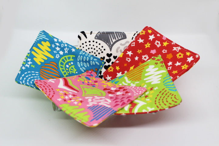 Energy Fabric Coasters. Set of 4