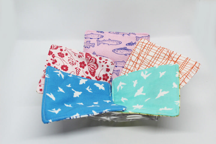 Catch of the Day Wine Glass Coasters. Set of 4