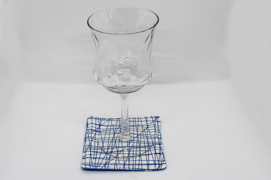 Catch of the Day Wine Glass Coasters. Set of 4