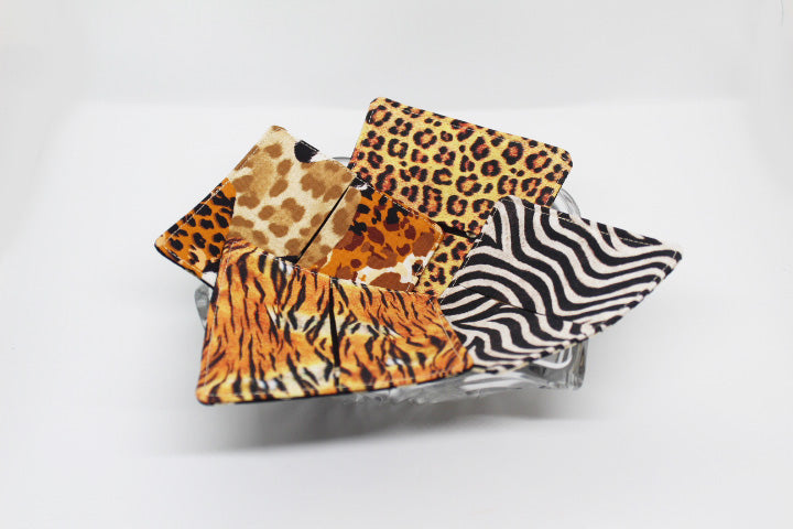 Animal Kingdom Wine Glass Coasters. Set of 4