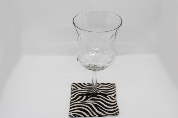 Animal Kingdom Wine Glass Coasters. Set of 4