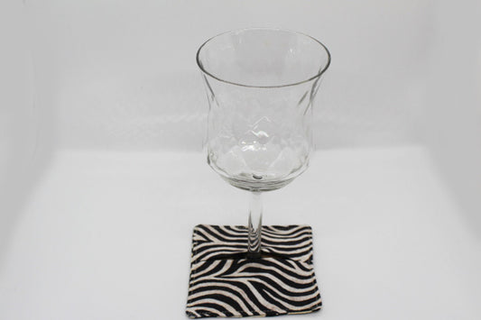 Animal Kingdom Wine Glass Coasters. Set of 4