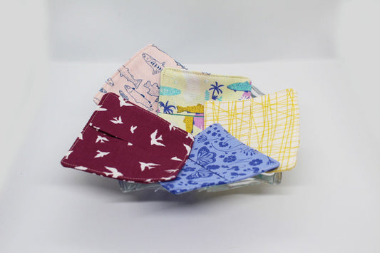 Catch of the Day Fabric Coasters.  Set of 4
