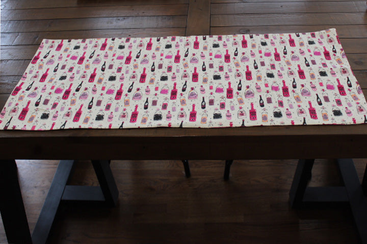 Holiday Table Runner Spooky Cocktails