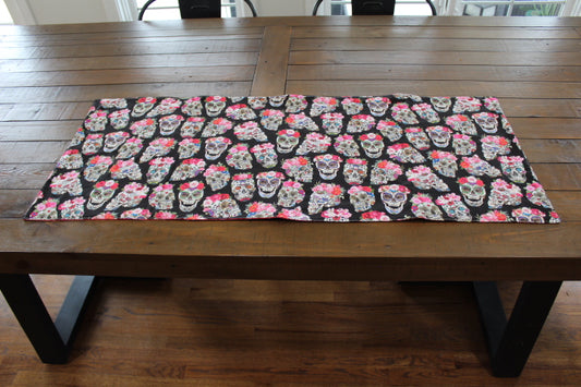 Holiday Table Runner Hispanic Heritage- Sugar Skulls