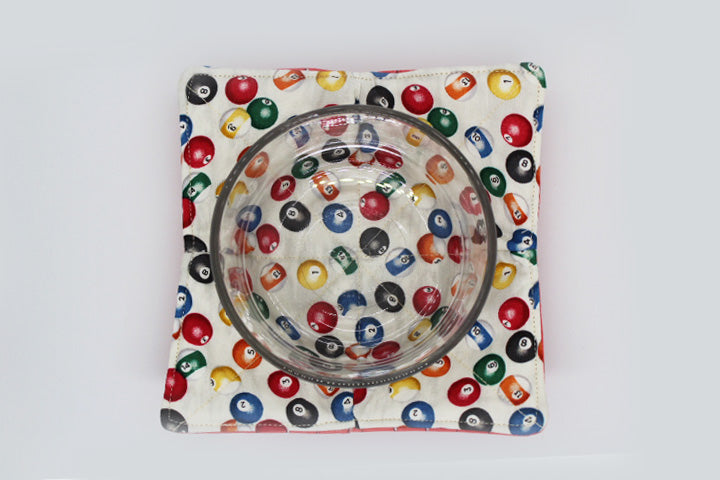 8 BALL IN THE SIDE POCKET - Small Bowl Cozy