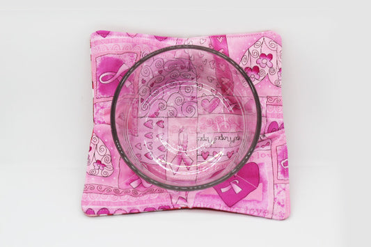 BREAST CANCER AWARNESS Small Bowl Cozy