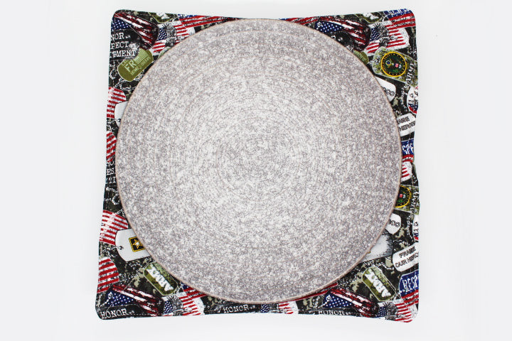 IN HONOR - THE ARMY  - Large Plate Cozy
