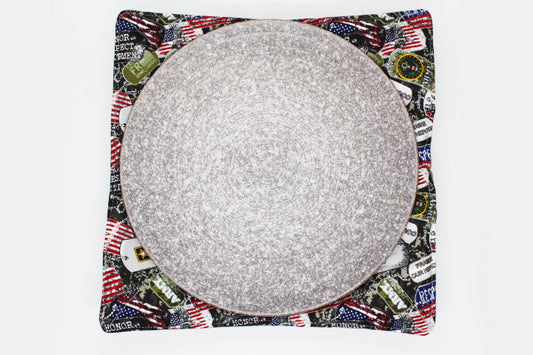 IN HONOR - THE ARMY  - Large Plate Cozy
