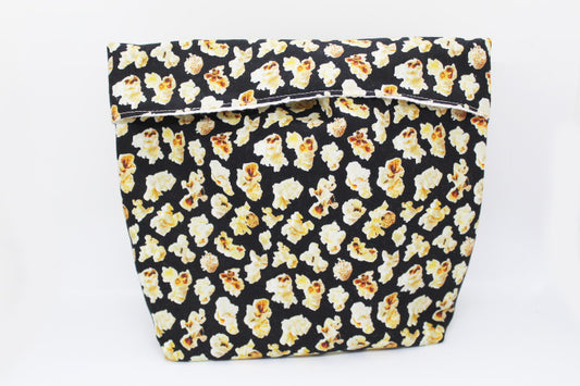 Reusable microwave popcorn bag