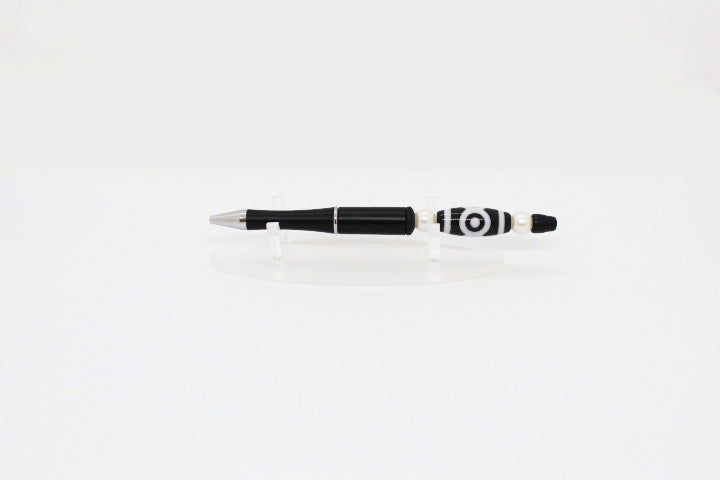 Ebony & Pearl Beaded Pen