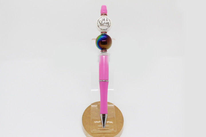 Iridescent Strong Beaded Pen