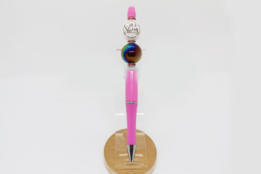 Iridescent Strong Beaded Pen