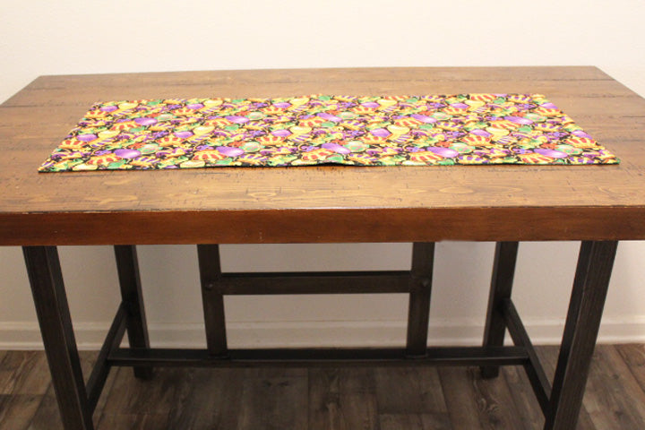 Mardi Gras Beads And Bling Runner