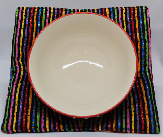 A Rainbow on the Bayou Large Extra Large & Plate and Bowl Cozy Set