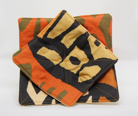 Animal Instinct Large & Small Bowl Cozy Set