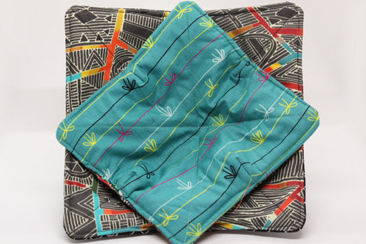 Map to Freedom Small & Large Bowl Cozy Set