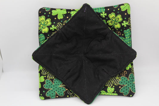 Luck of the Shamrock Small & Large Bowl Cozy Set