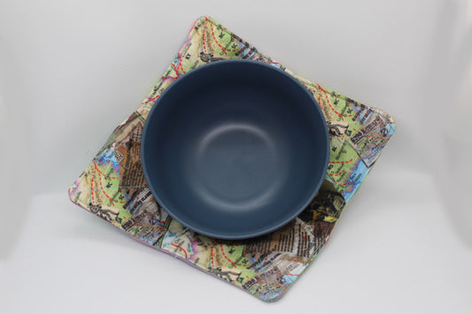 Mapping The Way Bowl Cozy