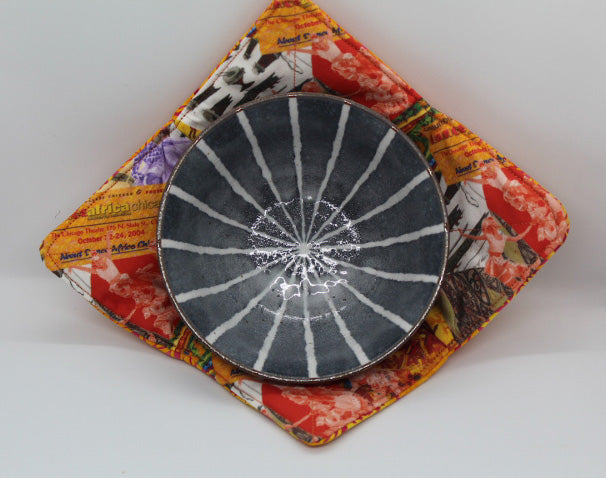 African Troupe in Purple Bowl Cozy