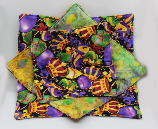 Madri Gras Ball Bowl & Plate Cozy Set