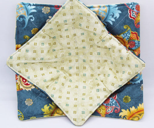 Azure Radiance Small & Large Bowl Cozy Set