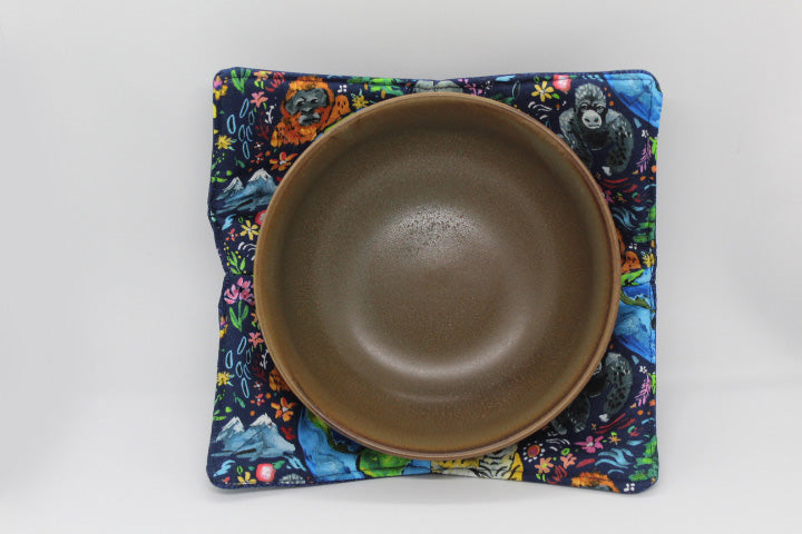 Lets Celebrate Earth Day Bowl & Plate Cozy Set