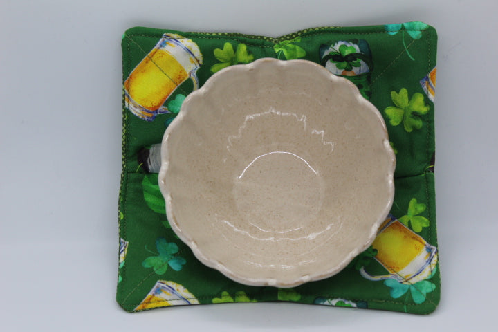 The Shamrock Gnome Small & Large Bowl Cozy Set