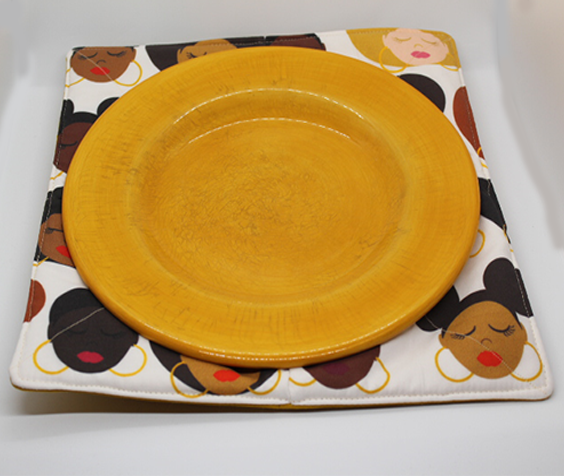 Sistas In Prayer Large Bowl, Small Bowl & Plate Cozy Set