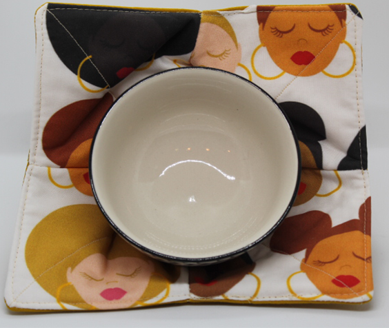 Sistas In Prayer Large Bowl, Small Bowl & Plate Cozy Set